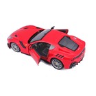 Машинка гоночная Bburago Ferrari F12Tdf, Die-Cast, 1:24, цвет красный, открывающиеся двери - Фото 8