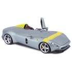 Машинка гоночная Bburago Ferrari Monza Sp1, Die-Cast, 1:24, цвет серебристый, с принтом - Фото 7