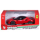 Машинка гоночная Bburago Ferrari Sf90 Stradale, Die-Cast, 1:24, цвет красный - Фото 11