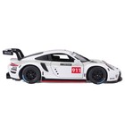 Машинка гоночная Bburago Porsche 911 Rsr, Die-Cast, 1:24, цвет белый, открывающиеся двери - Фото 3