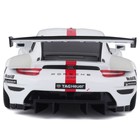 Машинка гоночная Bburago Porsche 911 Rsr, Die-Cast, 1:24, цвет белый, открывающиеся двери - Фото 4