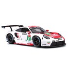Машинка гоночная Bburago Porsche 911 Rsr Lm 2020, Die-Cast, 1:24, цвет красный - Фото 2