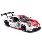 Машинка гоночная Bburago Porsche 911 Rsr Lm 2020, Die-Cast, 1:24, цвет красный - Фото 9