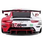 Машинка гоночная Bburago Porsche 911 Rsr Lm 2020, Die-Cast, 1:24, цвет красный - Фото 4