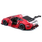 Машинка гоночная Bburago Porsche 911 Rsr Lm 2020, Die-Cast, 1:24, цвет красный - Фото 6