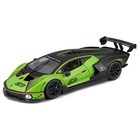 Машинка гоночная Bburago Lamborghini Essenza Scv12, Die-Cast, 1:24, цвет зелёный - фото 300896209
