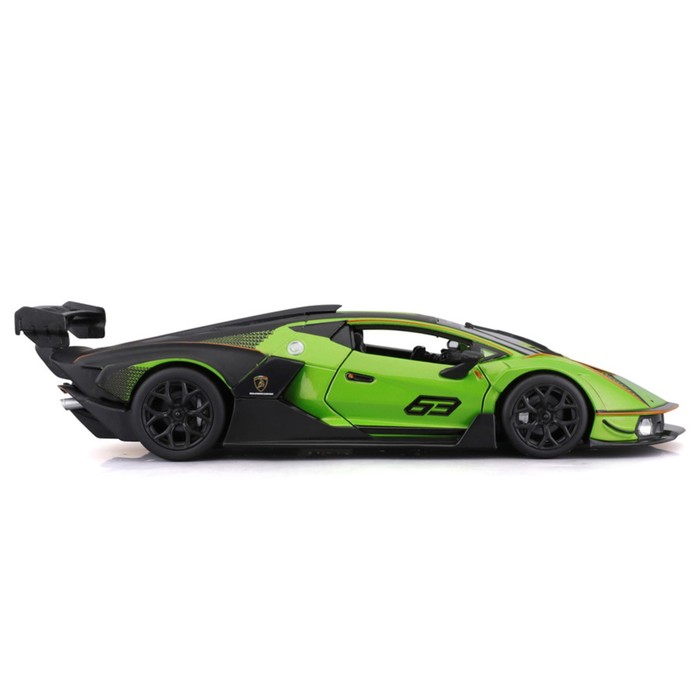 Машинка гоночная Bburago Lamborghini Essenza Scv12, Die-Cast, 1:24, цвет зелёный - фото 1927098690