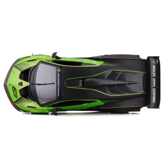 Машинка гоночная Bburago Lamborghini Essenza Scv12, Die-Cast, 1:24, цвет зелёный - фото 1927098692