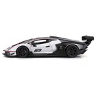 Машинка гоночная Bburago Lamborghini Essenza Scv12, Die-Cast, 1:24, цвет чёрно-белый - Фото 9
