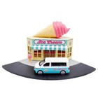 Набор игровой Bburago «Построй свой город! Магазин мороженого», с машинкой Street Fire, 1:43 - фото 301413246