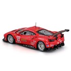 Машинка гоночная Bburago Ferrari 488 Gte 2017, Die-Cast, 1:43, цвет красный - Фото 8