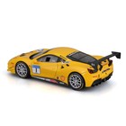 Машинка гоночная Bburago Ferrari 488 Challenge 2017, Die-Cast, 1:43, цвет жёлтый - Фото 7