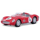 Машинка гоночная Bburago Ferrari 250 Testa Rossa 1959, Die-Cast, 1:43, цвет красный - фото 300896340