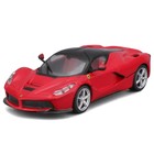 Машинка Bburago Ferrari Laferrari, Die-Cast, 1:43, цвет красный - фото 110024452