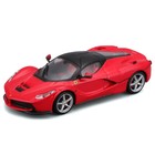 Машинка Bburago Ferrari Laferrari, Die-Cast, 1:43, цвет красный - Фото 3