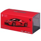 Машинка Bburago Ferrari Laferrari, Die-Cast, 1:43, цвет красный - Фото 13