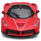 Машинка Bburago Ferrari Laferrari Aperta, Die-Cast, 1:43, цвет красный - Фото 7