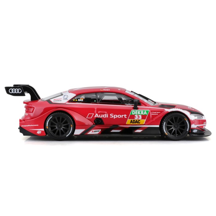 Машинка гоночная Bburago Audi Sport Rs 5 Dtm 2018, Die-Cast, 1:32, цвет красный - фото 1927099016