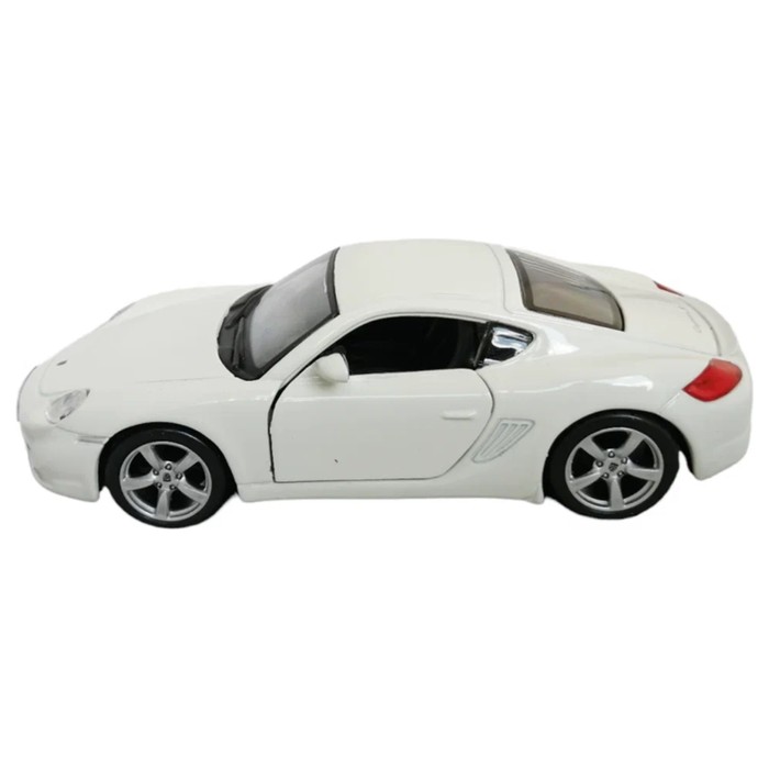 Машинка Bburago Porsche Cayman S, Die-Cast, 1:32, цвет белый - фото 1911060210