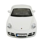 Машинка Bburago Porsche Cayman S, Die-Cast, 1:32, цвет белый - Фото 5
