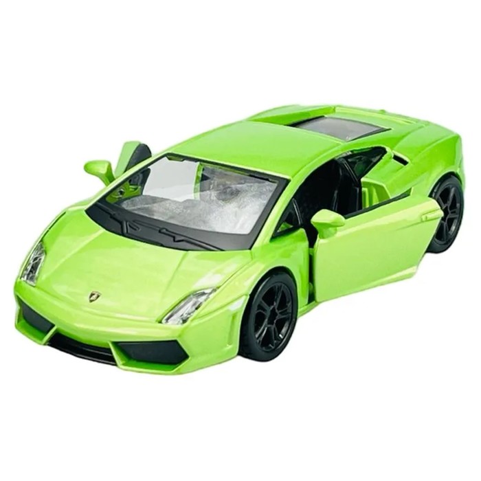 Машинка Bburago Lamborghini Gallardo Lp560-4, Die-Cast, 1:32, цвет зелёный - фото 1911060227
