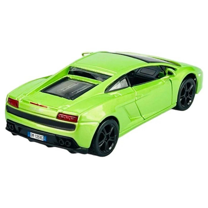 Машинка Bburago Lamborghini Gallardo Lp560-4, Die-Cast, 1:32, цвет зелёный - фото 1911060226