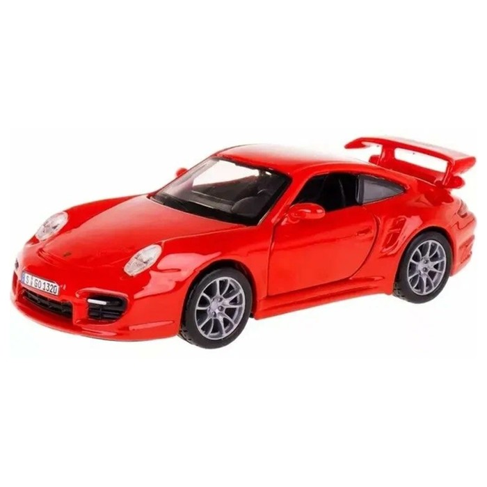 Машинка Bburago Porsche 911 Gt2, Die-Cast, 1:32, цвет красный - фото 1911060235