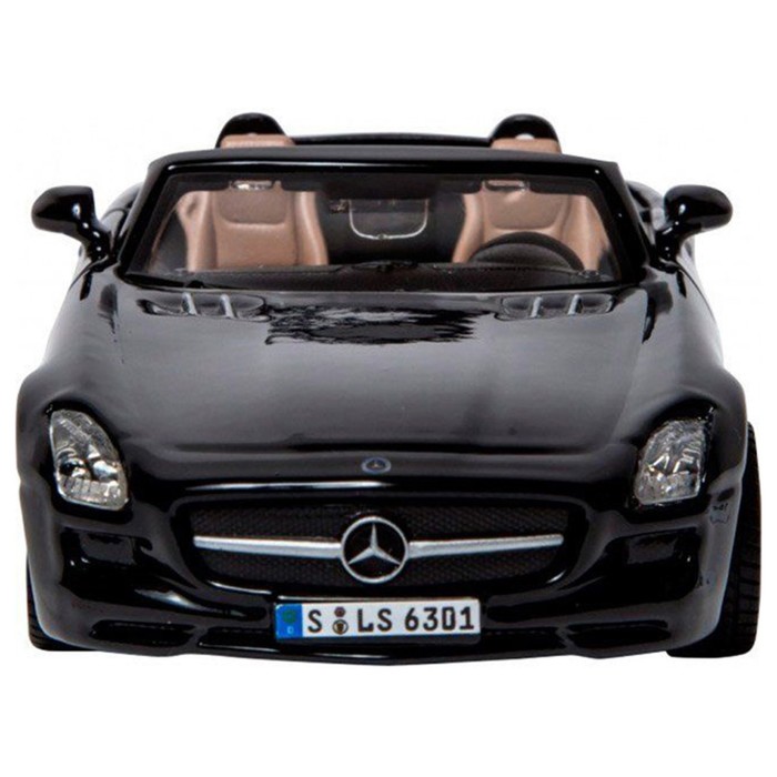 Машинка Bburago Mercedes-Benz Sls Amg Roadster, Die-Cast, 1:32, цвет чёрный - фото 1911060242