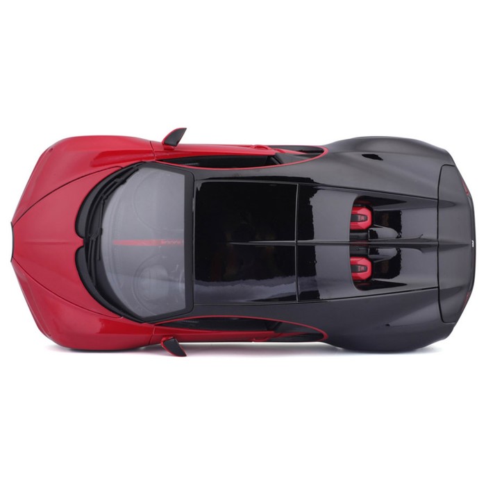 Машинка Bburago Bugatti Chiron Sport, Die-Cast, 1:32, цвет чёрно-красный - фото 1911060330
