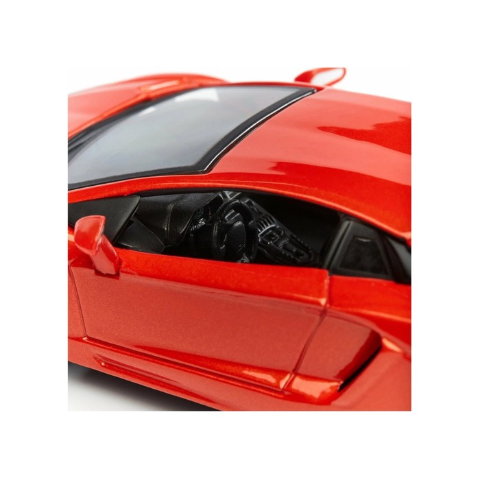 Машинка Bburago Lamborghini Aventador Coupé, Die-Cast, 1:32, цвет оранжевый - фото 1911060343
