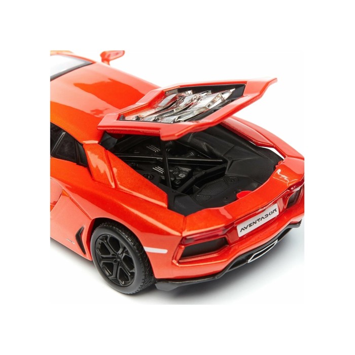 Машинка Bburago Lamborghini Aventador Coupé, Die-Cast, 1:32, цвет оранжевый - фото 1911060344