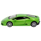 Машинка Bburago Lamborghini Huracán Coupé, Die-Cast, 1:32, цвет зелёный - Фото 8