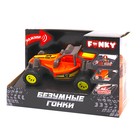Машинка Funky Toys «Безумные гонки. Внедорожник», со светом и звуком, 12 см, цвет оранжевый - фото 9687486