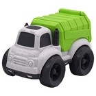 Эко-машинка Funky Toys «Городская техника. Самосвал», цвет бело-зелёный, 18 см - фото 299006982