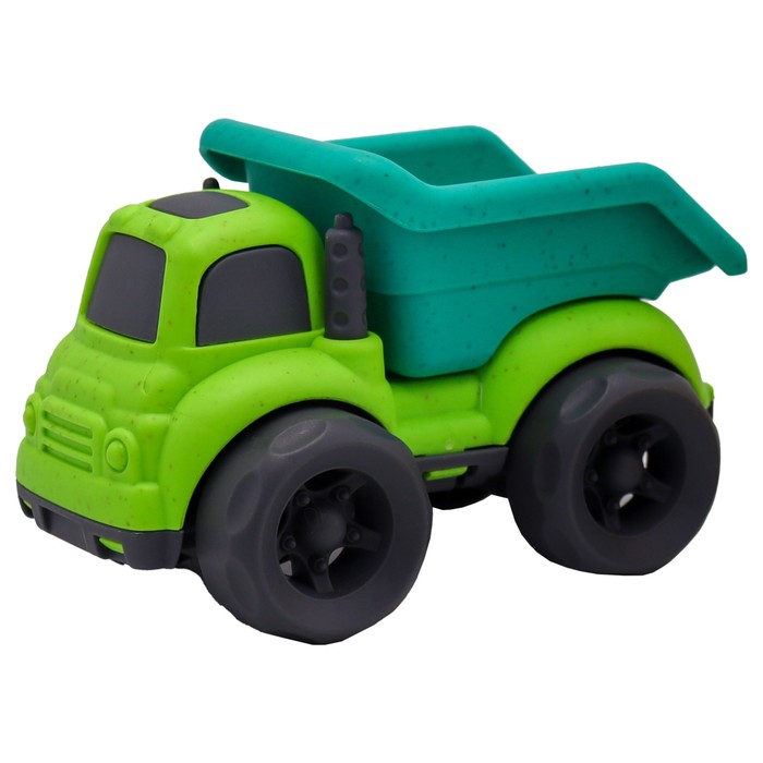 Эко-машинка Funky Toys «Грузовик», цвет зелёный, 10 см - Фото 1