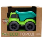 Эко-машинка Funky Toys «Грузовик», цвет зелёный, 10 см - Фото 2