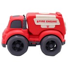 Эко-машинка Funky Toys «Пожарная служба», цвет красный, 10 см - Фото 3