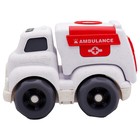 Эко-машинка Funky Toys «Скорая помощь», цвет белый, 18 см - Фото 3