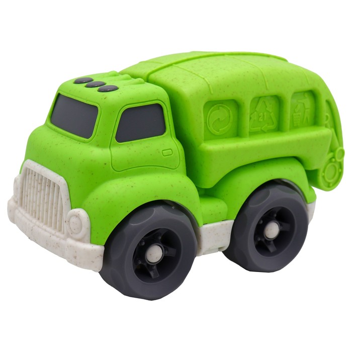 Эко-машинка Funky Toys «Городская техника», цвет зелёный, 18 см - Фото 1