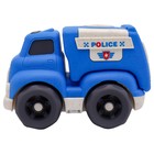 Эко-машинка Funky Toys «Полиция», цвет синий, 18 см - Фото 3
