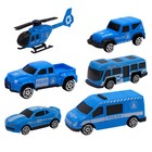 Набор игровой Funky Toys «Полицейская машина-кейс», с машинками - Фото 3