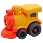 Эко-машинка Funky Toys «Поезд», цвет жёлтый, 16 см - фото 299007106