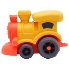 Эко-машинка Funky Toys «Поезд», цвет жёлтый, 16 см - Фото 2