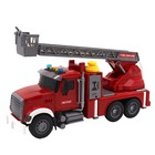 Машинка фрикционная Funky Toys «Городская техника. Пожарная служба», с функцией распыления воды, 37 см - фото 5369741