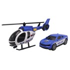 Набор игровой Funky Toys «Городская служба», с вертолётом и полицейской машинкой - Фото 4