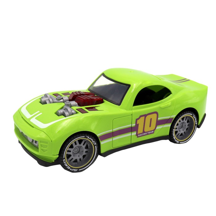 Машинка фрикционная Funky Toys «Скорость мегаполиса. Спортивный автомобиль», открывающиеся двери, со светом и звуком, 25 см
