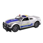 Машинка фрикционная Funky Toys «Скорость мегаполиса. Полиция», открывающиеся двери, со светом и звуком, 25 см - фото 51325197