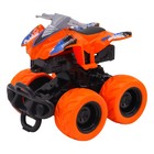 Машинка фрикционная Funky Toys «Квадроцикл», с краш-эффектом, 4х4, цвет оранжевый - фото 5369821