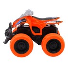 Машинка фрикционная Funky Toys «Квадроцикл», с краш-эффектом, 4х4, цвет оранжевый - Фото 3
