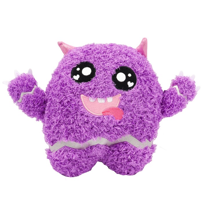 Игрушка мягкая Funky Toys «Монстрики. Фиолетовый персонаж» - Фото 1